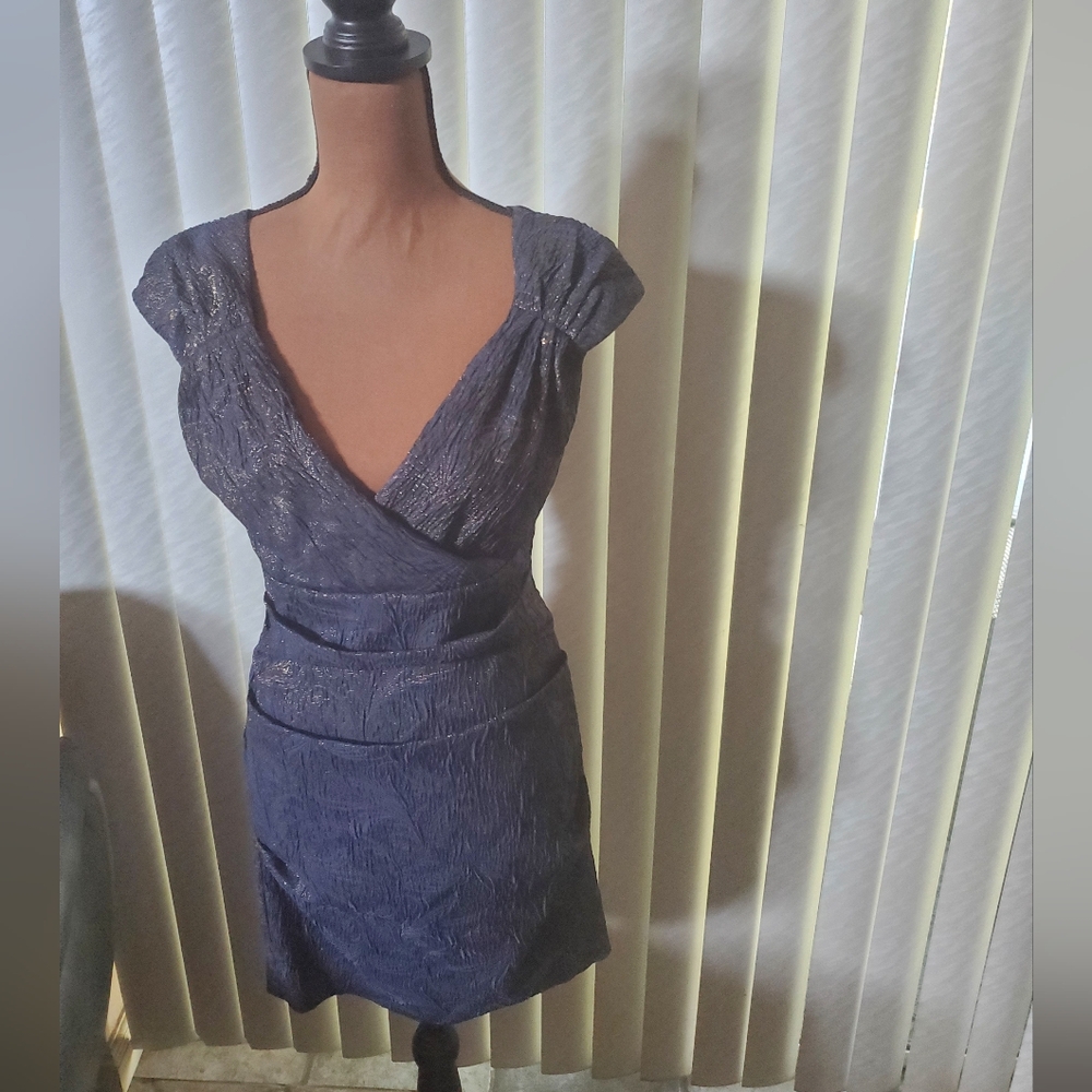 Elegant Navy Blue Dress